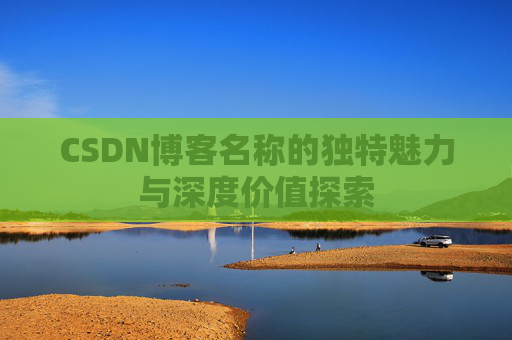 CSDN博客名称的独特魅力与深度价值探索